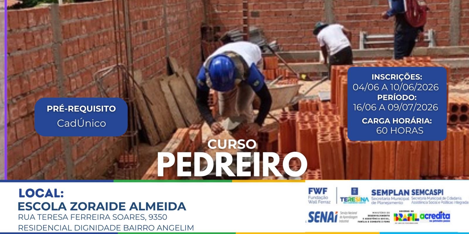 PEDREIRO MDS - SUL